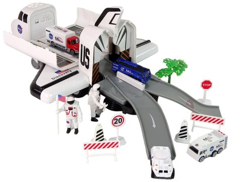 LEAN Toys Zestaw Samolot Statek Kosmiczny Pojazdy Akcesoria