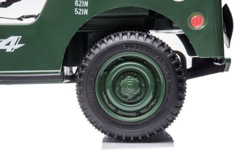 LEAN CARS Auto Na Akumulator JH-103 Wojskowa Zieleń 4x4 LEAN CARS Auto Na Akumulator JH-103 Wojskowa Zieleń 4x4