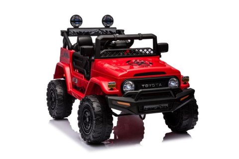 LEAN CARS Auto Na Akumulator Toyota FJ Czerwone 4x4 LEAN CARS Auto Na Akumulator Toyota FJ Czerwone 4x4
