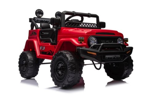 LEAN CARS Auto Na Akumulator Toyota FJ Czerwone 4x4 LEAN CARS Auto Na Akumulator Toyota FJ Czerwone 4x4