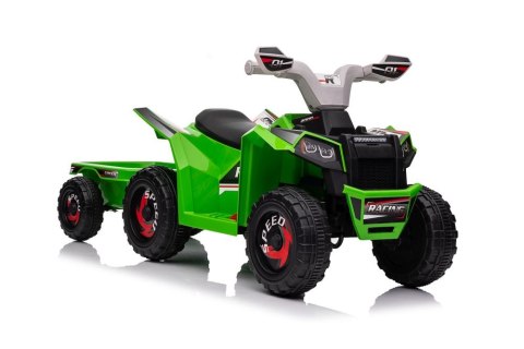 LEAN CARS Quad Na Akumulator XMX630T Zielony Z Przyczepą LEAN CARS Quad Na Akumulator XMX630T Zielony Z Przyczepą
