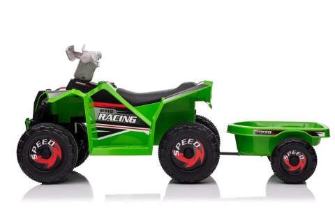 LEAN CARS Quad Na Akumulator XMX630T Zielony Z Przyczepą LEAN CARS Quad Na Akumulator XMX630T Zielony Z Przyczepą