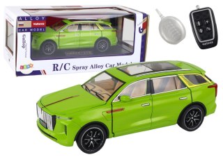 LEAN Toys Aluminiowy Model Samochodu RC 1:24 C Kolor Zielony