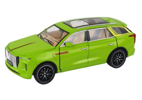 LEAN Toys Aluminiowy Model Samochodu RC 1:24 C Kolor Zielony