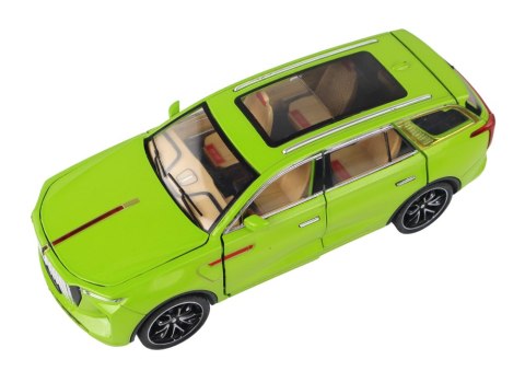 LEAN Toys Aluminiowy Model Samochodu RC 1:24 C Kolor Zielony