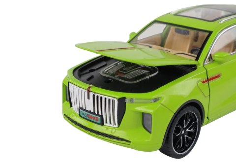 LEAN Toys Aluminiowy Model Samochodu RC 1:24 C Kolor Zielony