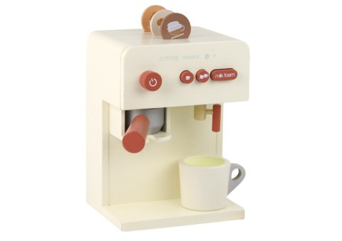 LEAN Toys Drewniany Ekspres Do Kawy Zabawka Filiżanka