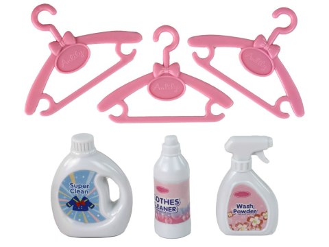 LEAN Toys Lalka Anlily Pralnia Zestaw Akcesoriów Pralka XXL
