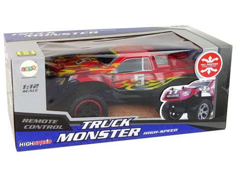 LEAN Toys Samochód Terenowy Zdalnie Sterowany R/C 1:12 20 km/h Czerwony LEAN Toys Samochód Terenowy Zdalnie Sterowany R/C 1:12 20 km/h Czerwony