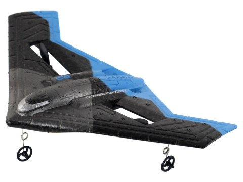 LEAN Toys Samolot R/C 4D-G4 Światła Niebieski Czarny