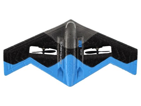LEAN Toys Samolot R/C 4D-G4 Światła Niebieski Czarny
