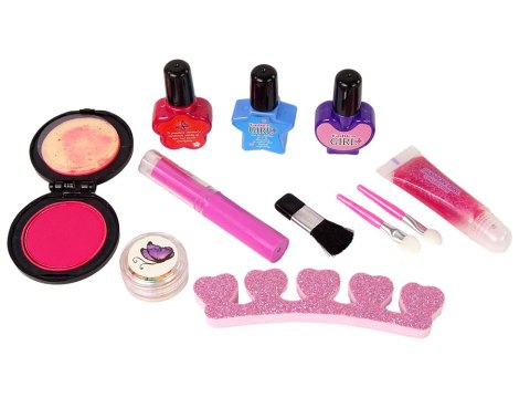 LEAN Toys Zestaw Do Makijażu Fioletowy Motyl Cienie Do Powiek