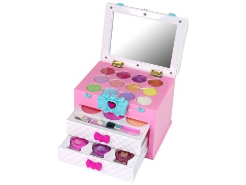 LEAN Toys Zestaw Piękności w Walizce Różowy Biały