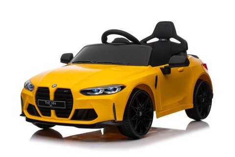 LEAN CARS Auto Na Akumulator Bmw M4 Zółte LEAN CARS Auto Na Akumulator Bmw M4 Zółte
