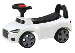 LEAN CARS Samochód Jeździk Z Oparciem QX-3396 Klakson Schowek Biały