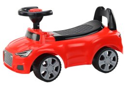 LEAN CARS Samochód Jeździk Z Oparciem QX-3396 Klakson Schowek Czerwony