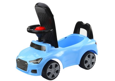 LEAN CARS Samochód Jeździk Z Oparciem QX-3396 Klakson Schowek Niebieski LEAN CARS Samochód Jeździk Z Oparciem QX-3396 Klakson Schowek Niebieski