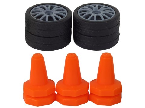 LEAN Toys Autko Sportowe Zdalnie Sterowane R/C 1:24 Pomarańczowe Wymienne Koła