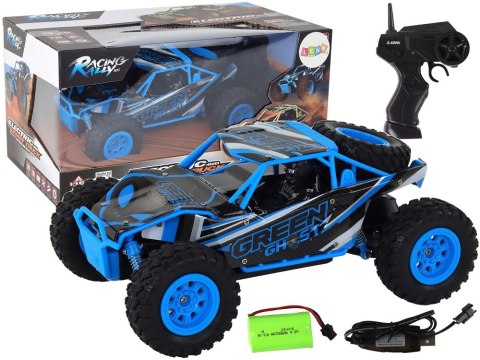 LEAN Toys Autko Terenowe Zdalnie Sterowane R/C 1:24 Niebieskie