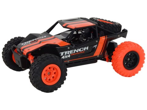 LEAN Toys Autko Terenowe Zdalnie Sterowane R/C 1:24 Pomarańczowe