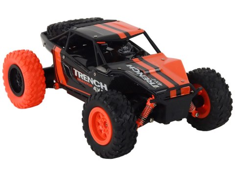 LEAN Toys Autko Terenowe Zdalnie Sterowane R/C 1:24 Pomarańczowe