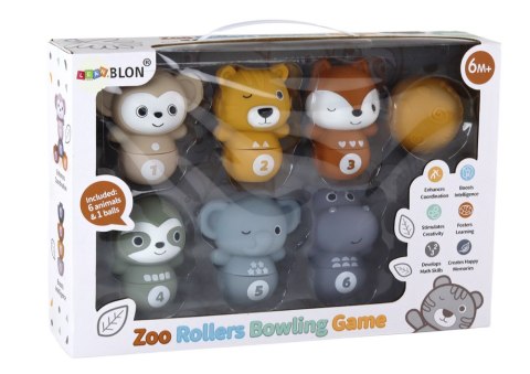 LEAN Toys Bowling Animals For Toddlers Interactive Ball Fun