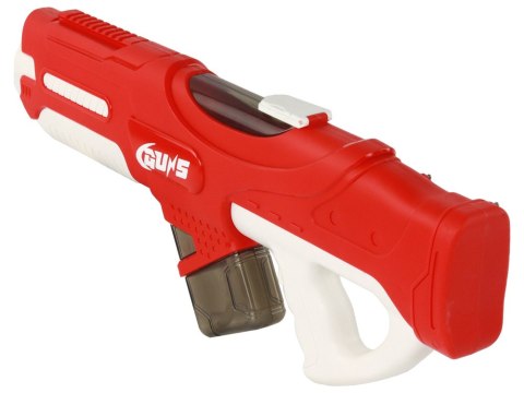 LEAN Toys Duży Pistolet Na Wodę Czerwony 750ml Okulary