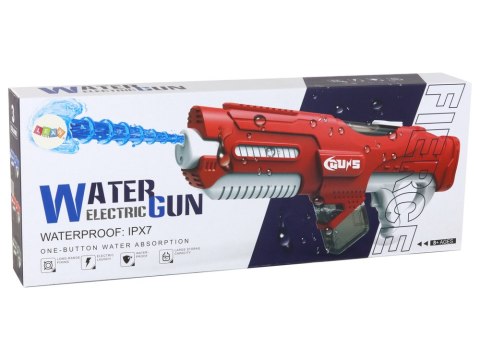 LEAN Toys Duży Pistolet Na Wodę Niebieski 750ml Okulary