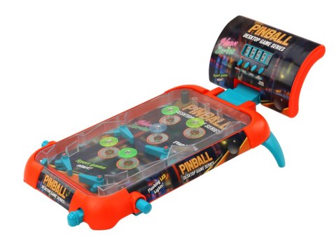 LEAN Toys Gra Zręcznościowa Pinball Ledowe Światła Dźwięki Tablica Wyników