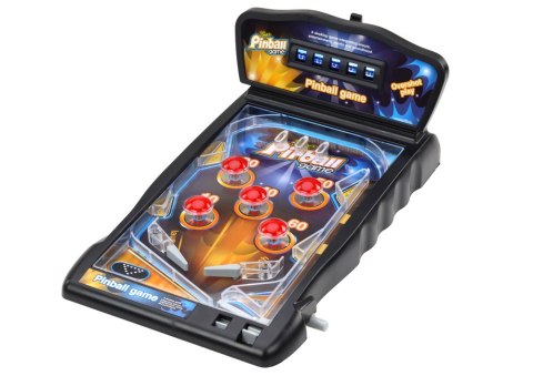 LEAN Toys Gra Zręcznościowa Pinball Światła Dźwięki Tablica Wyników