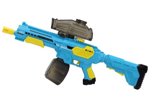 LEAN Toys Karabin Pistolet Na Wodę Automat M416 Niebieski Akumulatorowy