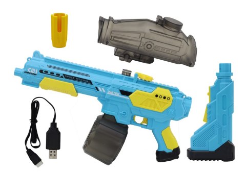 LEAN Toys Karabin Pistolet Na Wodę Automat M416 Niebieski Akumulatorowy