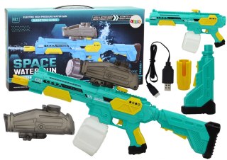 LEAN Toys Karabin Pistolet Na Wodę Zielony Automat M416 Akumulatorowy