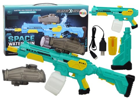 LEAN Toys Karabin Pistolet Na Wodę Zielony Automat M416 Akumulatorowy