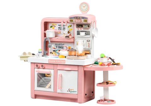 LEAN Toys Kuchnia Marzeń Dla Dzieci Światła Dźwięki Para Akcesoria Różowa