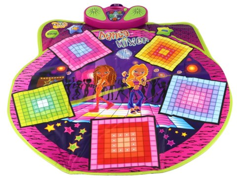 LEAN Toys Mata Taneczna Dla Dzieci Na Baterie Światła Dźwięki Do Tańca 91cm x 93cm