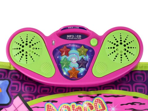 LEAN Toys Mata Taneczna Dla Dzieci Na Baterie Światła Dźwięki Do Tańca 91cm x 93cm