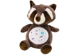 LEAN Toys Pluszowy Miś Usypiający Światła Dźwięki Tryb Nocny i Dzienny Szop