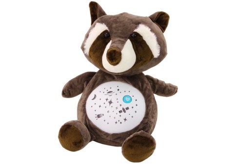 LEAN Toys Pluszowy Miś Usypiający Światła Dźwięki Tryb Nocny i Dzienny Szop LEAN Toys Pluszowy Miś Usypiający Światła Dźwięki Tryb Nocny i Dzienny Szop