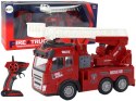 LEAN Toys Straż Pożarna Drabina Wysięgnik Model Zdalnie Sterowany