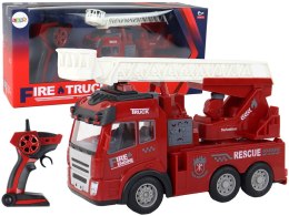 LEAN Toys Straż Pożarna Drabina Wysięgnik Model Zdalnie Sterowany