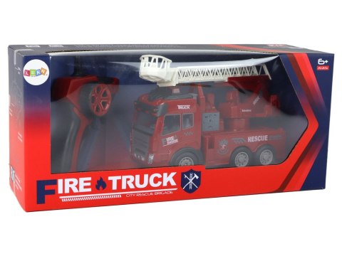 LEAN Toys Straż Pożarna Drabina Wysięgnik Model Zdalnie Sterowany LEAN Toys Straż Pożarna Drabina Wysięgnik Model Zdalnie Sterowany
