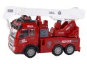 LEAN Toys Straż Pożarna Z Dźwigiem Model Zdalnie Sterowany