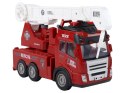 LEAN Toys Straż Pożarna Z Dźwigiem Model Zdalnie Sterowany
