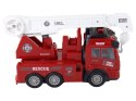 LEAN Toys Straż Pożarna Z Dźwigiem Model Zdalnie Sterowany