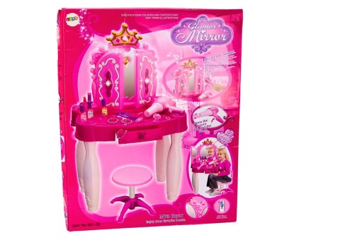 LEAN Toys Toaletka Sterowana Różdżką MP3 Różdżka Akcesoria Różowa