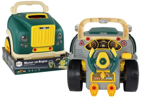 LEAN Toys Warsztat Silnik Ciężarówka Do Rozkręcania Zestaw Majsterkowicza Zielony LEAN Toys Warsztat Silnik Ciężarówka Do Rozkręcania Zestaw Majsterkowicza Zielony