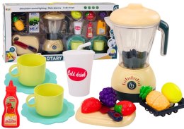 LEAN Toys Zestaw Elektryczny Blender Owoce Do Krojenia Światła Dźwięki