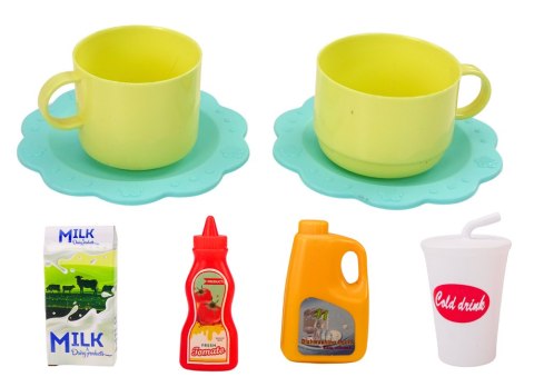 LEAN Toys Zestaw Elektryczny Blender Owoce Do Krojenia Światła Dźwięki