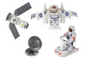 LEAN Toys Zestaw Misja Kosmiczna Rakieta Kosmos Statki Space Pojazdy 12 ele